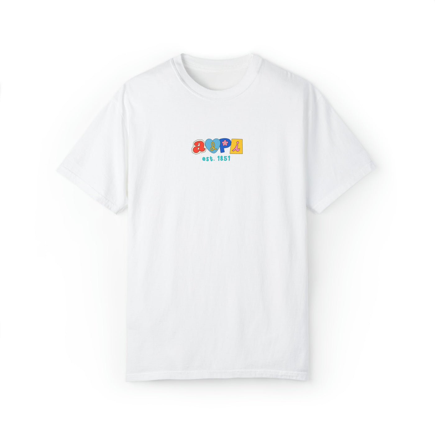 Alpha Delta Pi Scrapbook Sorority Comfy T-shirt