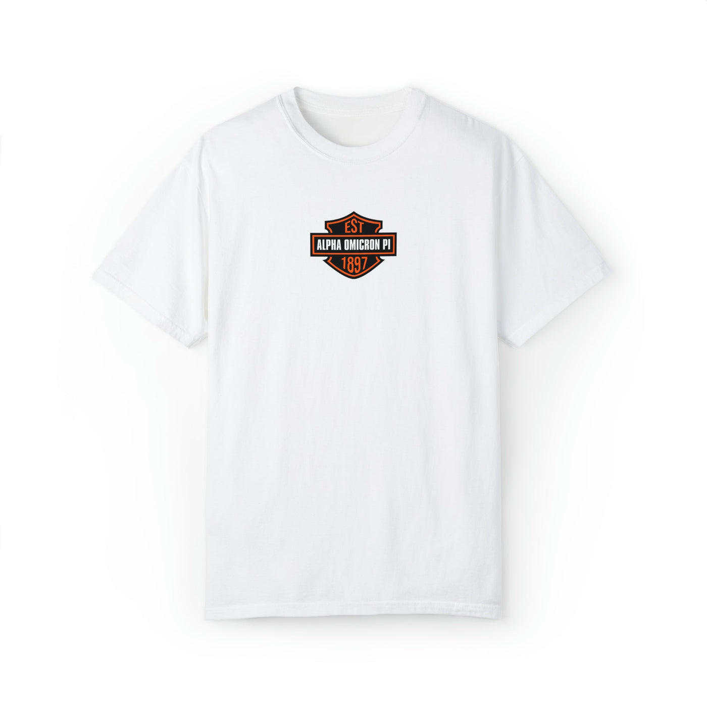 Alpha Omicron Pi Motorcycle Inspired Sorority T-shirt