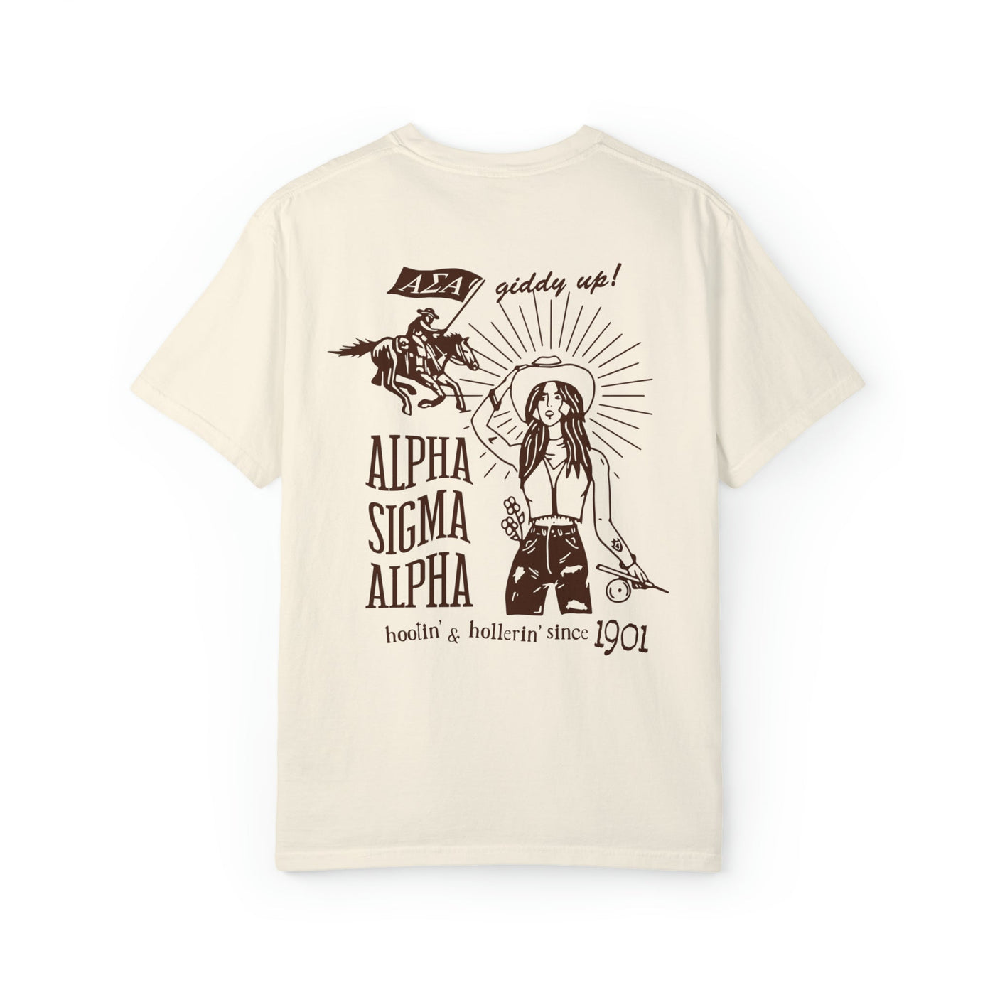 Alpha Sigma Alpha Country Western Sorority T-shirt