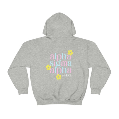 Alpha Sigma Alpha Flower Sweatshirt, Alpha Sig Sorority Hoodie