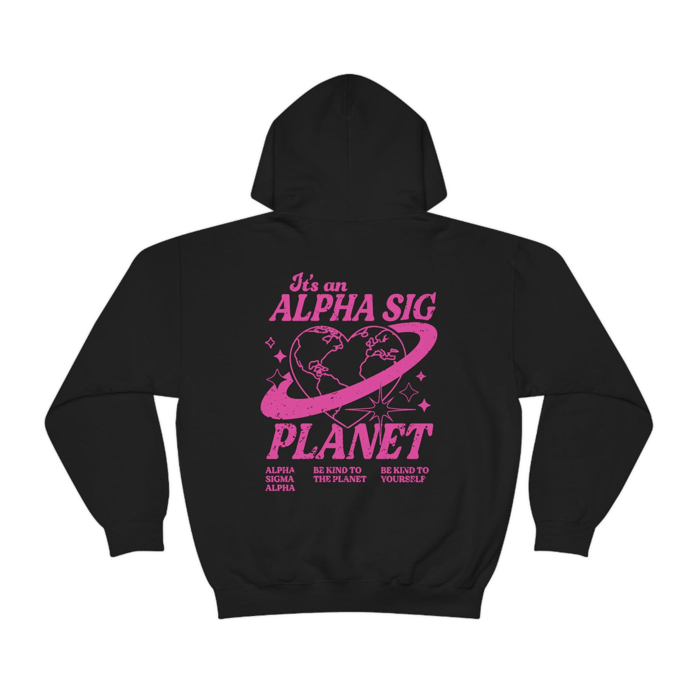 Alpha Sigma Alpha Planet Hoodie | Be Kind to the Planet Trendy Sorority Hoodie | Greek Life Sweatshirt | Trendy Sorority Sweatshirt