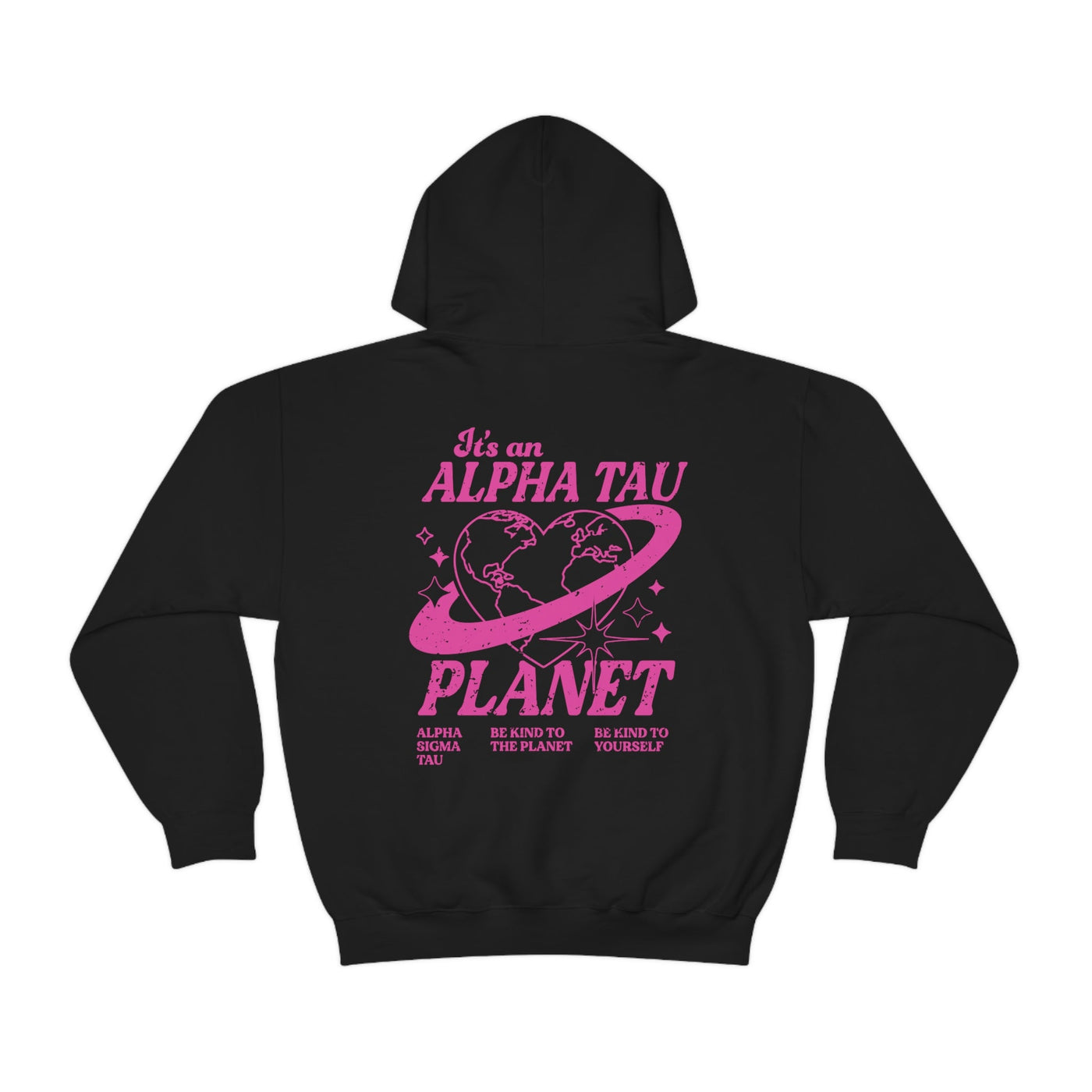 Alpha Sigma Tau Planet Hoodie | Be Kind to the Planet Trendy Sorority Hoodie | Greek Life Sweatshirt | Trendy Sorority Sweatshirt