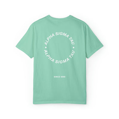 Alpha Sigma Tau Simple Circle Sorority T-shirt