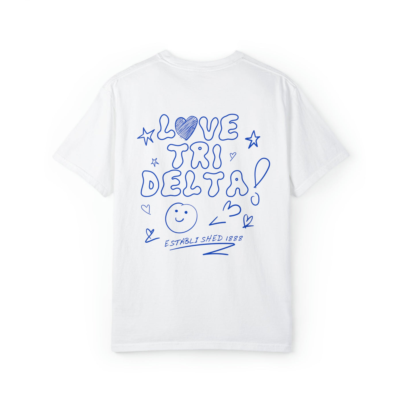 Delta Delta Delta Love Doodle Sorority T-shirt