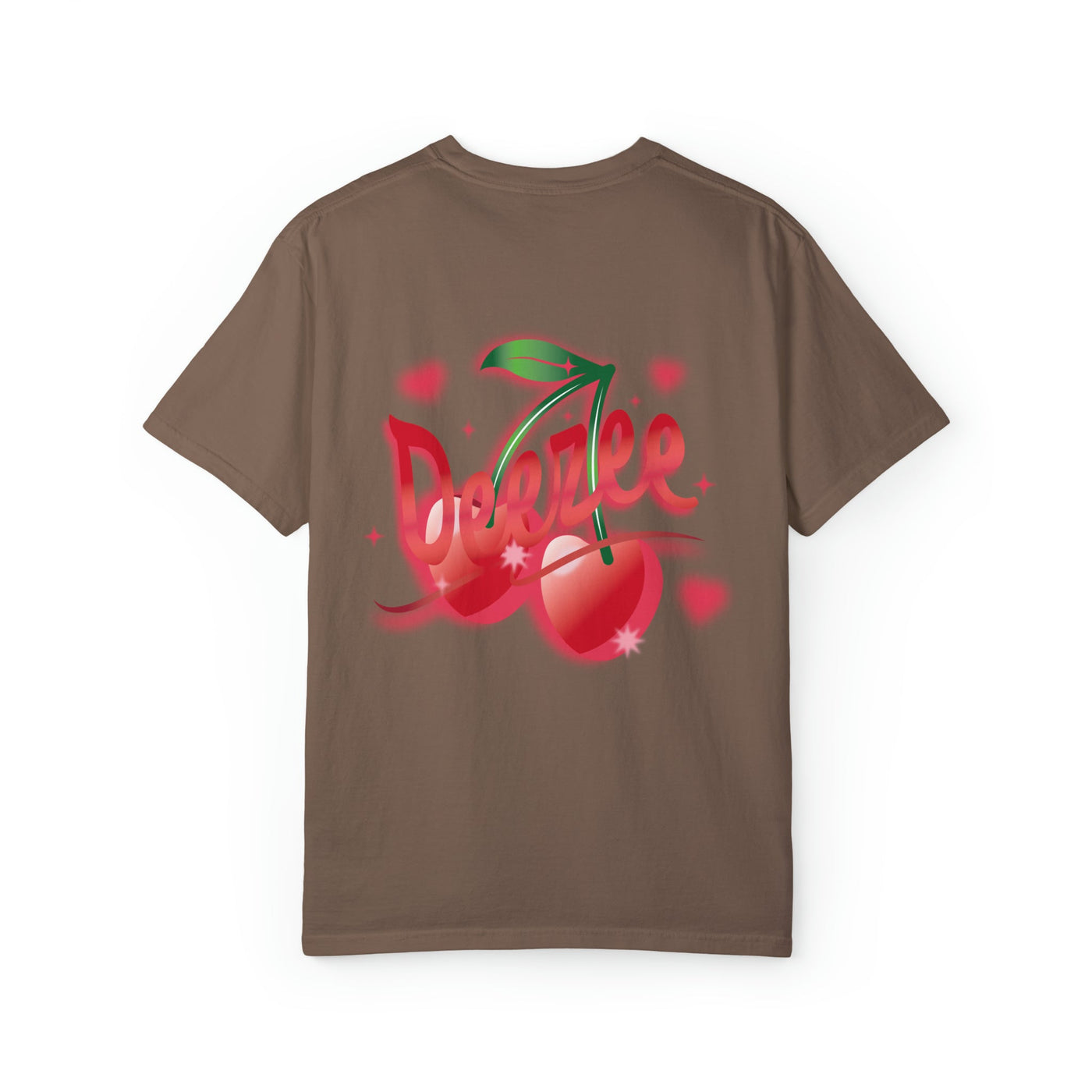 Delta Zeta Cherry Airbrush Sorority T-shirt