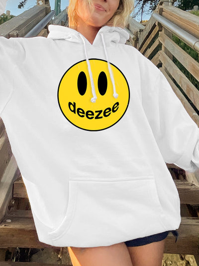 Delta Zeta Smiley Logo Drew Dee Zee Sorority Hoodie Dee Zee Smiley Sweatshirt