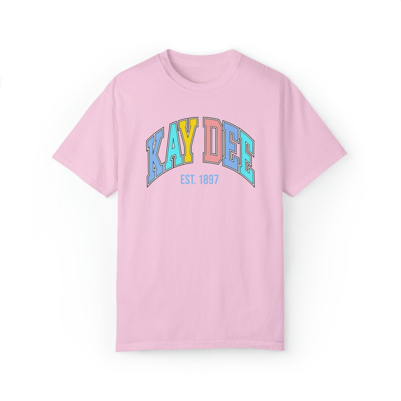 Kappa Delta Pastel Varsity Sorority T-shirt