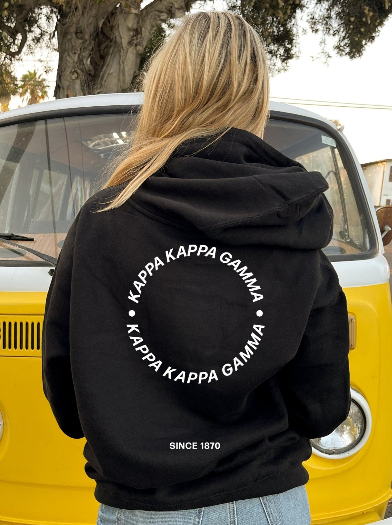 Kappa Kappa Gamma / KKG Simple Trendy Cute Circle Sorority Hoodie Swea –  greekify