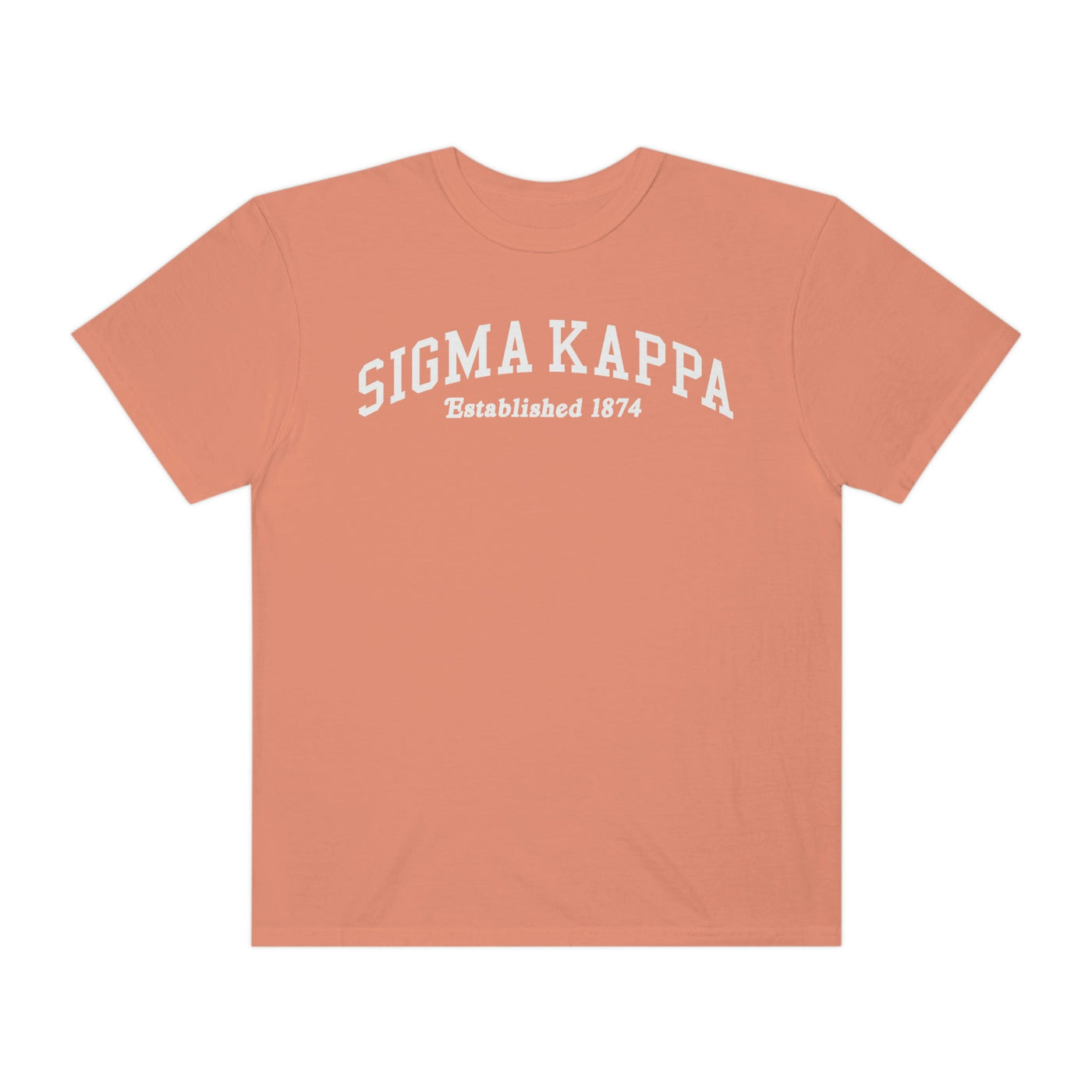 Sigma Kappa Varsity College Sorority Comfy T-Shirt