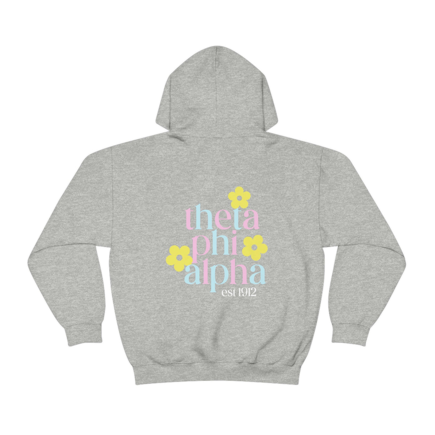 Theta Phi Alpha Flower Sweatshirt, Cozy Sorority Hoodie