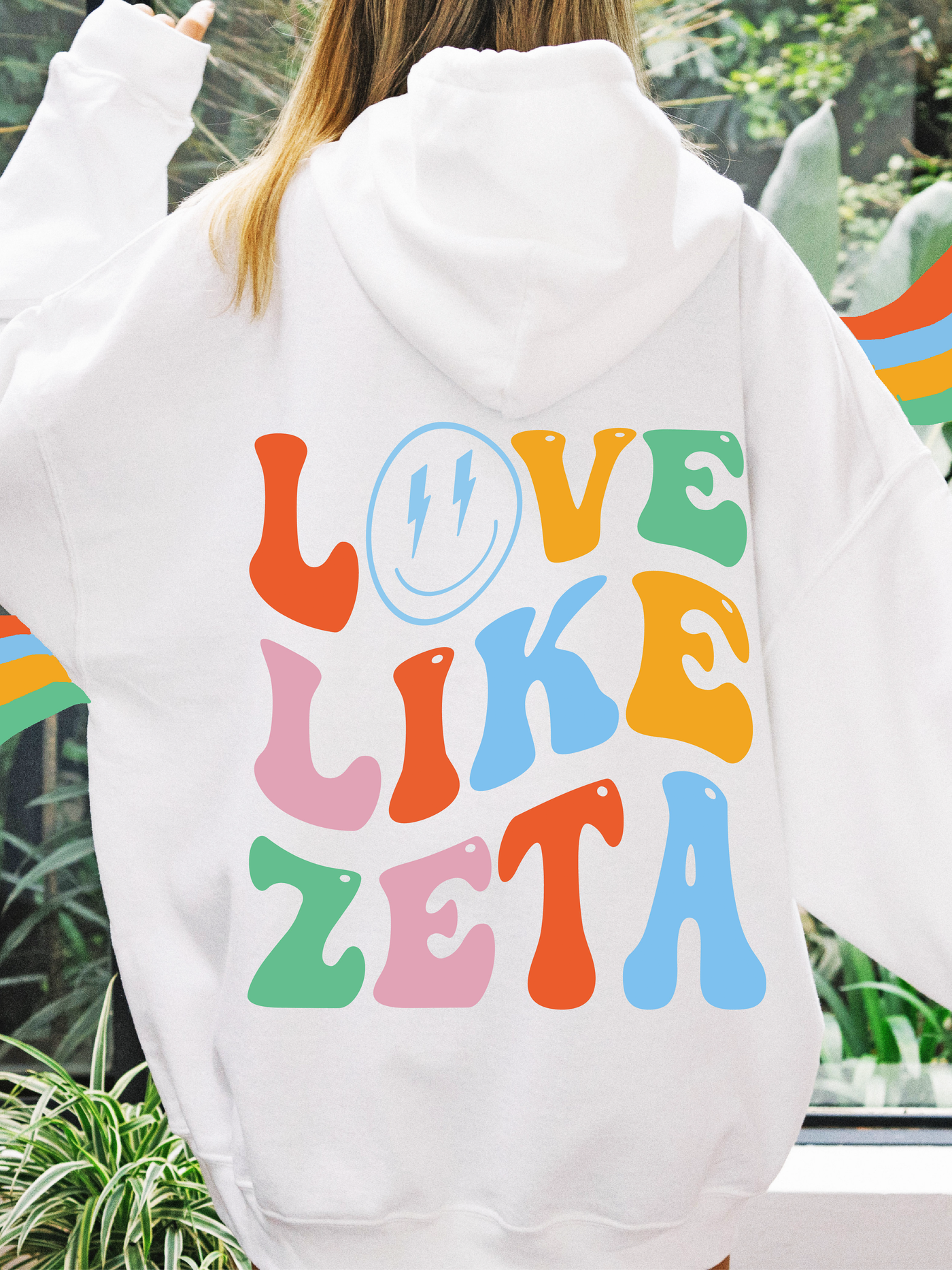 Zeta Tau Alpha Soft Sorority Sweatshirt | Love Like Zeta Sorority Hoodie