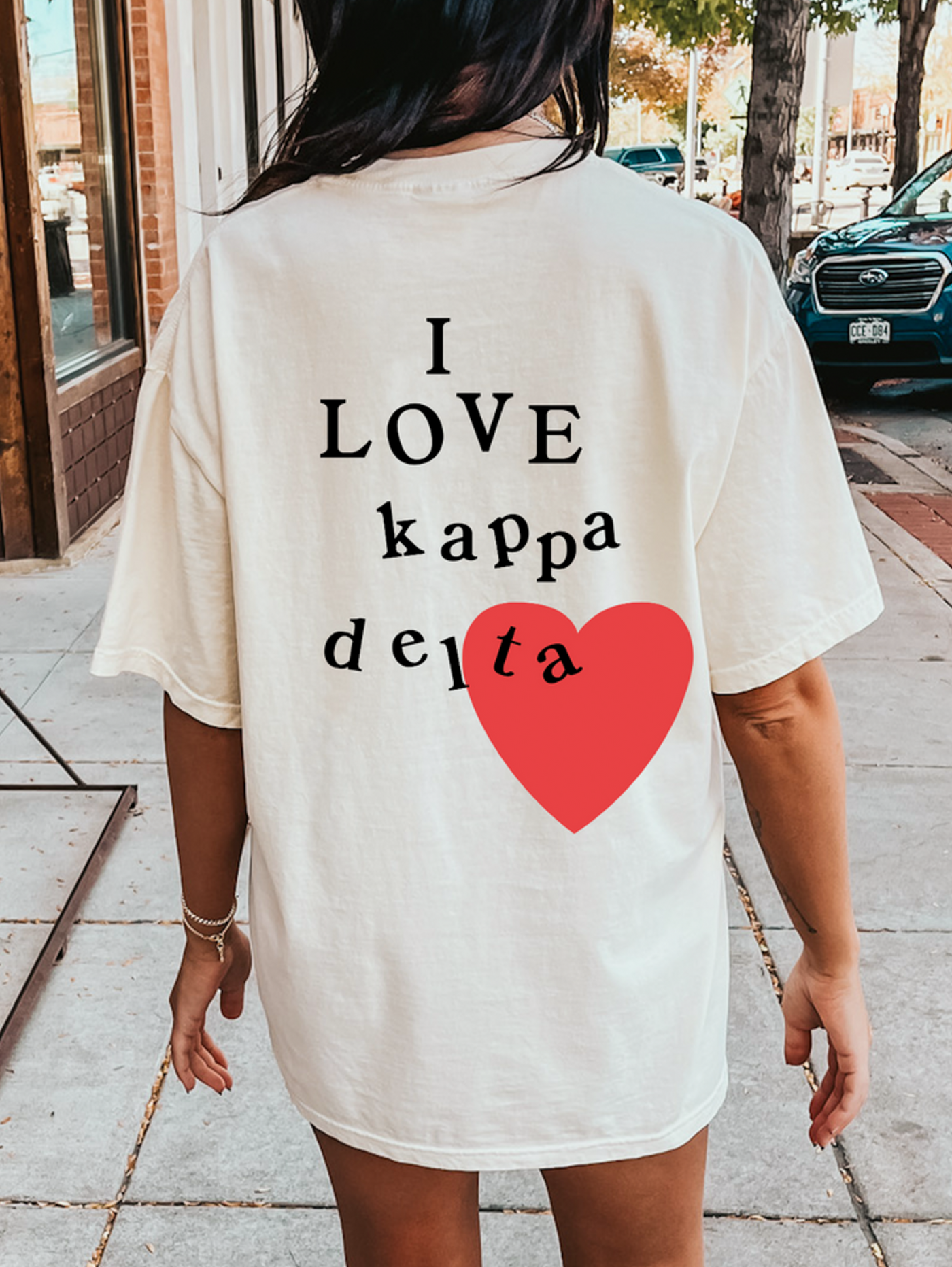 I Love Kappa Delta Sorority Comfy T-Shirt
