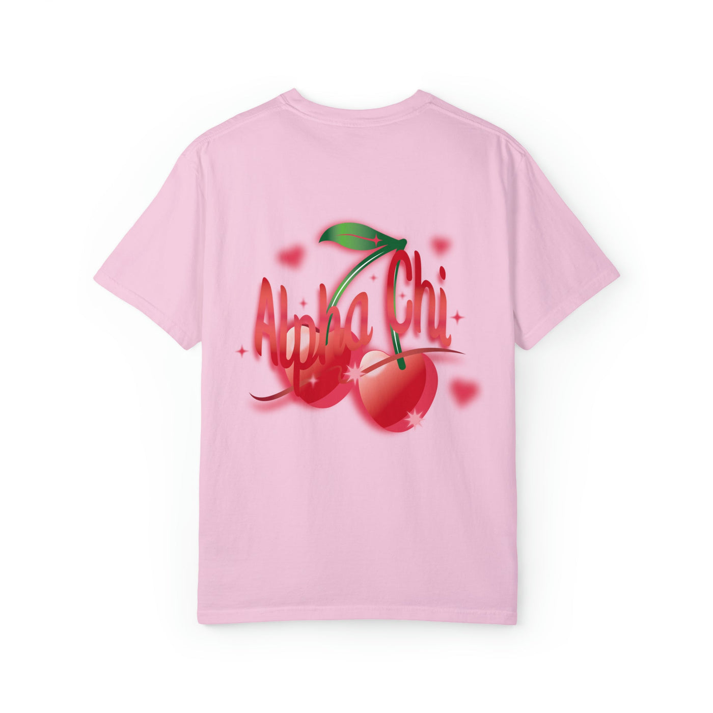 Alpha Chi Omega Cherry Airbrush Sorority T-shirt