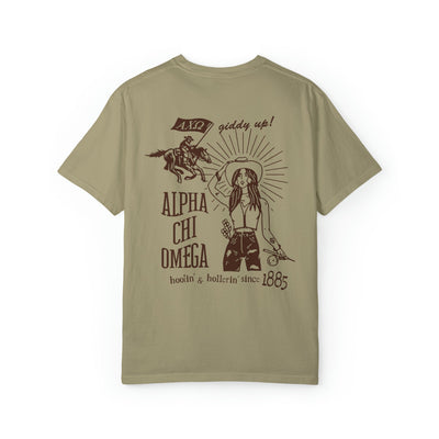 Alpha Chi Omega Country Western Sorority T-shirt