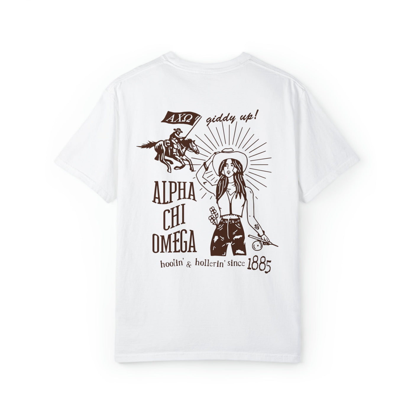 Alpha Chi Omega Country Western Sorority T-shirt