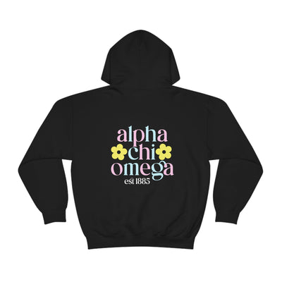 Alpha Chi Omega Flower Sweatshirt, AXO Sorority Hoodie