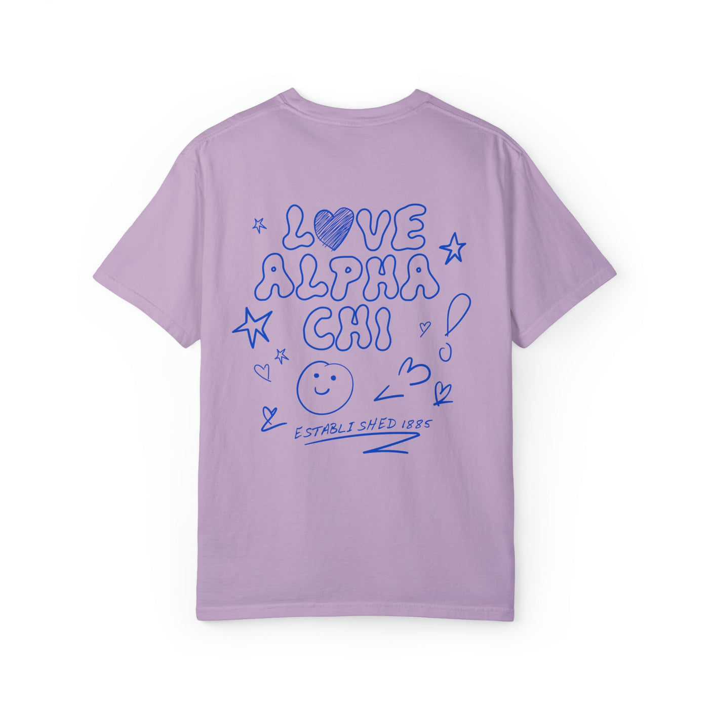 Alpha Chi Omega Love Doodle Sorority T-shirt