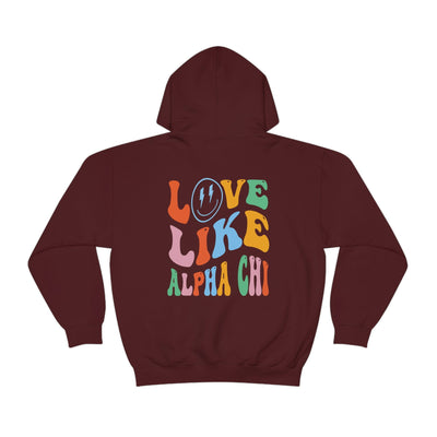 Alpha Chi Omega Soft Sorority Sweatshirt | Love Like Alpha Chi Sorority Hoodie