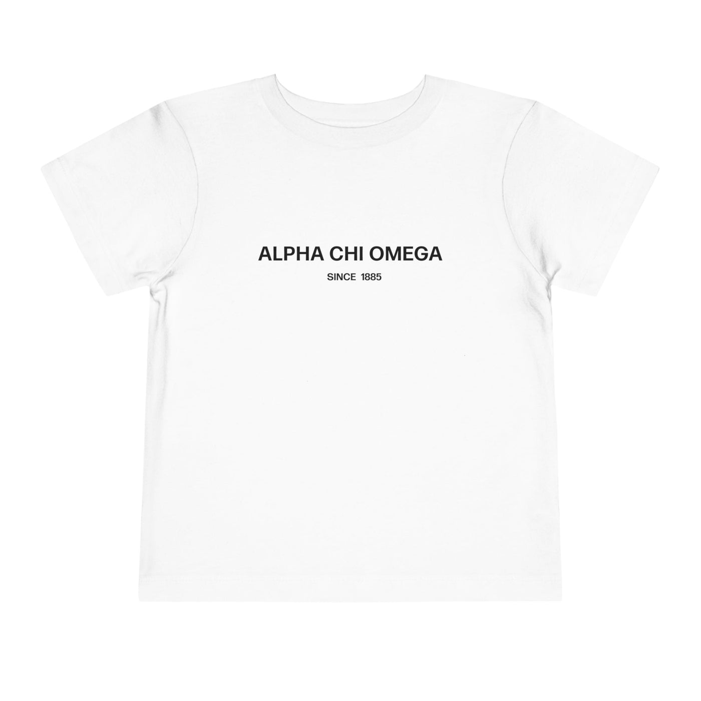 Alpha Chi Omega Sorority Baby Tee Crop Top
