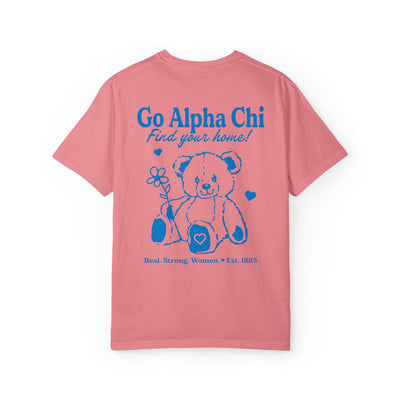 Alpha Chi Omega Teddy Bear Sorority T-shirt