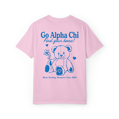 Alpha Chi Omega Teddy Bear Sorority T-shirt
