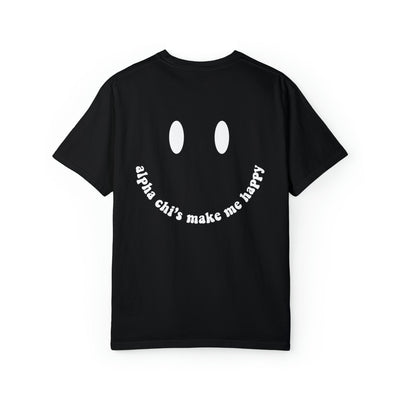Alpha Chi Omega's Make Me Happy Sorority Comfy T-shirt