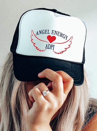 Alpha Delta Pi Angel Energy Foam Trucker Hat