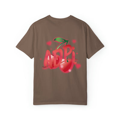 Alpha Delta Pi Cherry Airbrush Sorority T-shirt