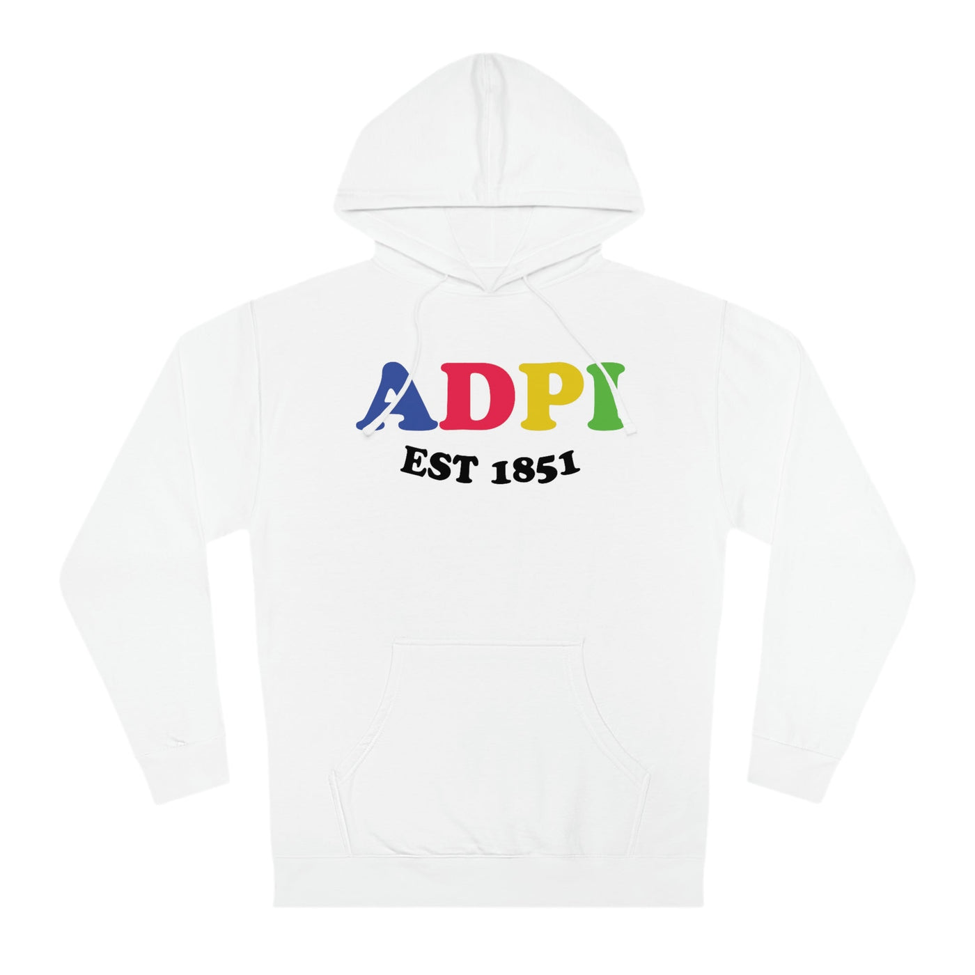 Alpha Delta Pi Colorful Cute Sweatshirt ADPi Sorority Hoodie