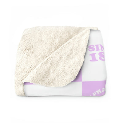 Alpha Delta Pi Fluffy Blanket | ADPi Cozy Sherpa Sorority Blanket
