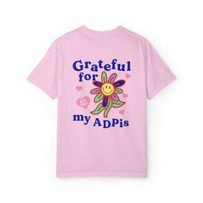 Alpha Delta Pi Grateful Flower Sorority T-shirt