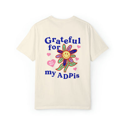 Alpha Delta Pi Grateful Flower Sorority T-shirt