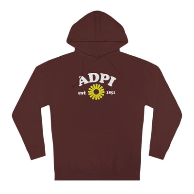 Alpha Delta Pi Lavender Flower Sorority Hoodie | Trendy Sorority ADPi Sweatshirt