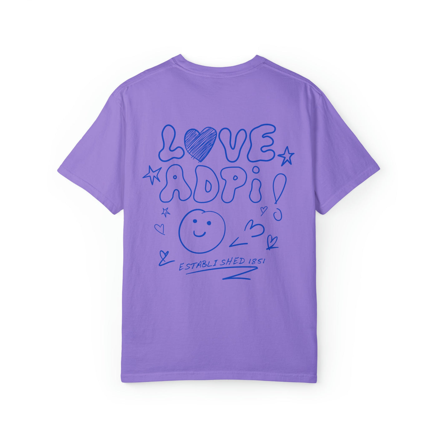 Alpha Delta Pi Love Doodle Sorority T-shirt