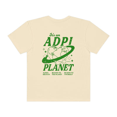 Alpha Delta Pi Planet T-shirt | Be Kind to the Planet Trendy Sorority shirt