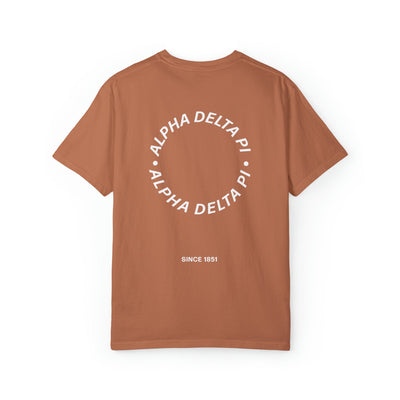 Alpha Delta Pi Simple Circle Sorority T-shirt