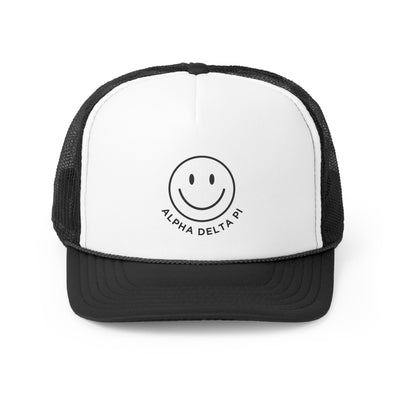 Alpha Delta Pi Smile Trendy Foam Trucker Hat