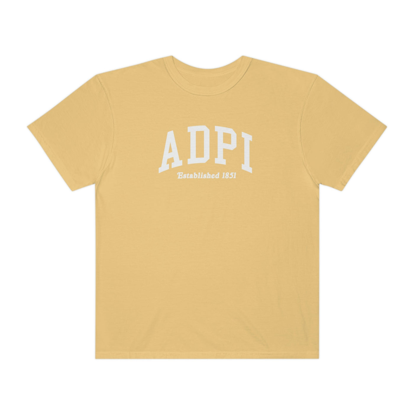Alpha Delta Pi Varsity College Sorority Comfy T-Shirt