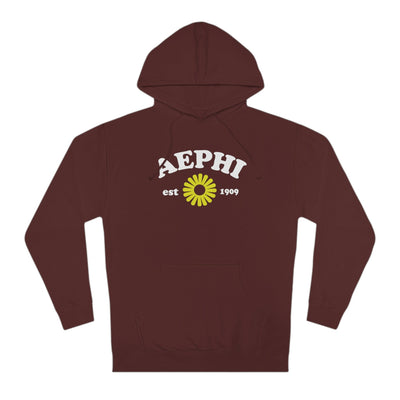 Alpha Epsilon Phi Lavender Flower Sorority Hoodie | Trendy Sorority AEPhi Sweatshirt