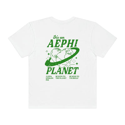 Alpha Epsilon Phi Planet T-shirt | Be Kind to the Planet Trendy Sorority shirt
