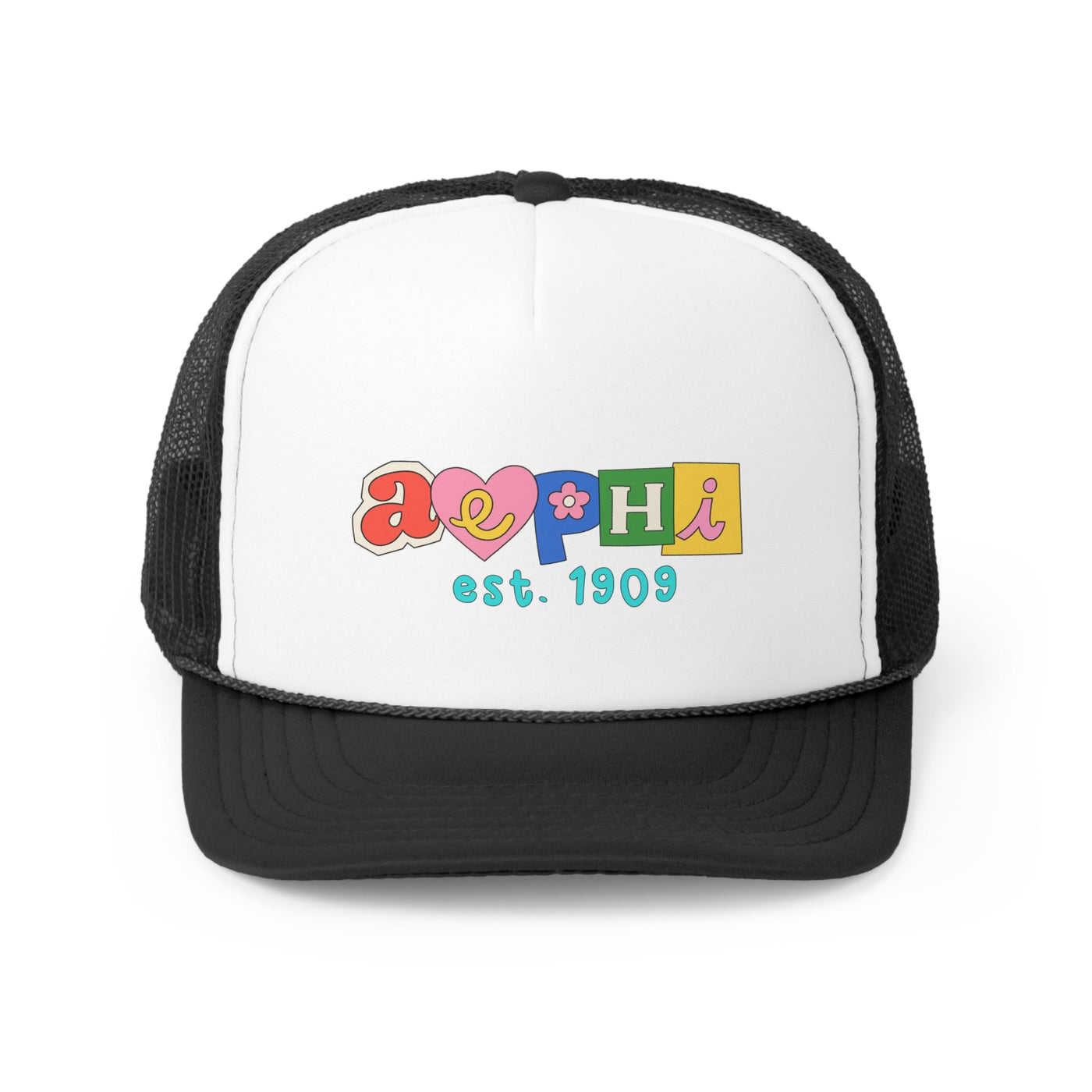 Alpha Epsilon Phi Scrabble Doodle Foam Trucker Hat