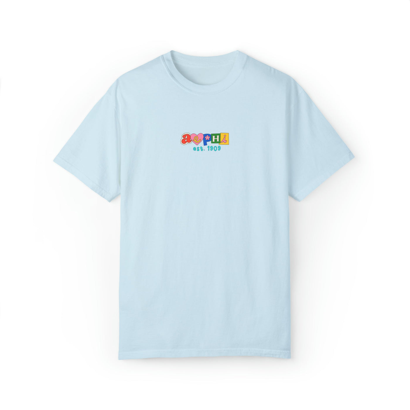 Alpha Epsilon Phi Scrapbook Sorority Comfy T-shirt