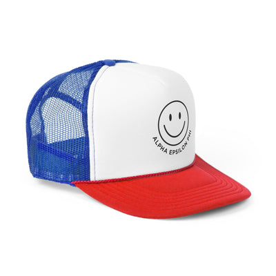 Alpha Epsilon Phi Smile Trendy Foam Trucker Hat