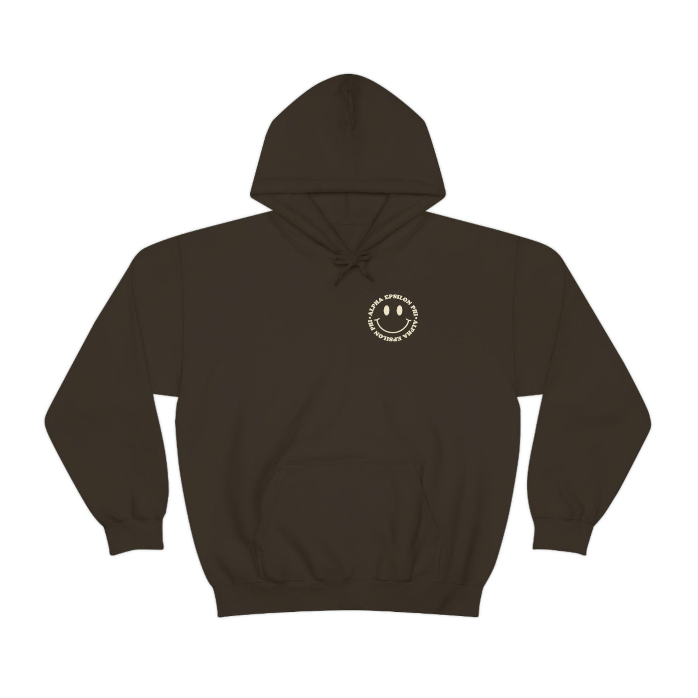 Alpha Epsilon Phi Smiley Sorority Sweatshirt | Trendy AEPhi Custom Sorority Hoodie