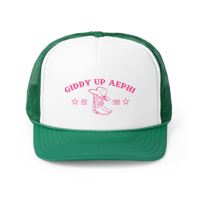Alpha Epsilon Phi Trendy Western Trucker Hat