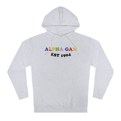 Alpha Gamma Delta Colorful Sorority Sweatshirt Alpha Gam Hoodie