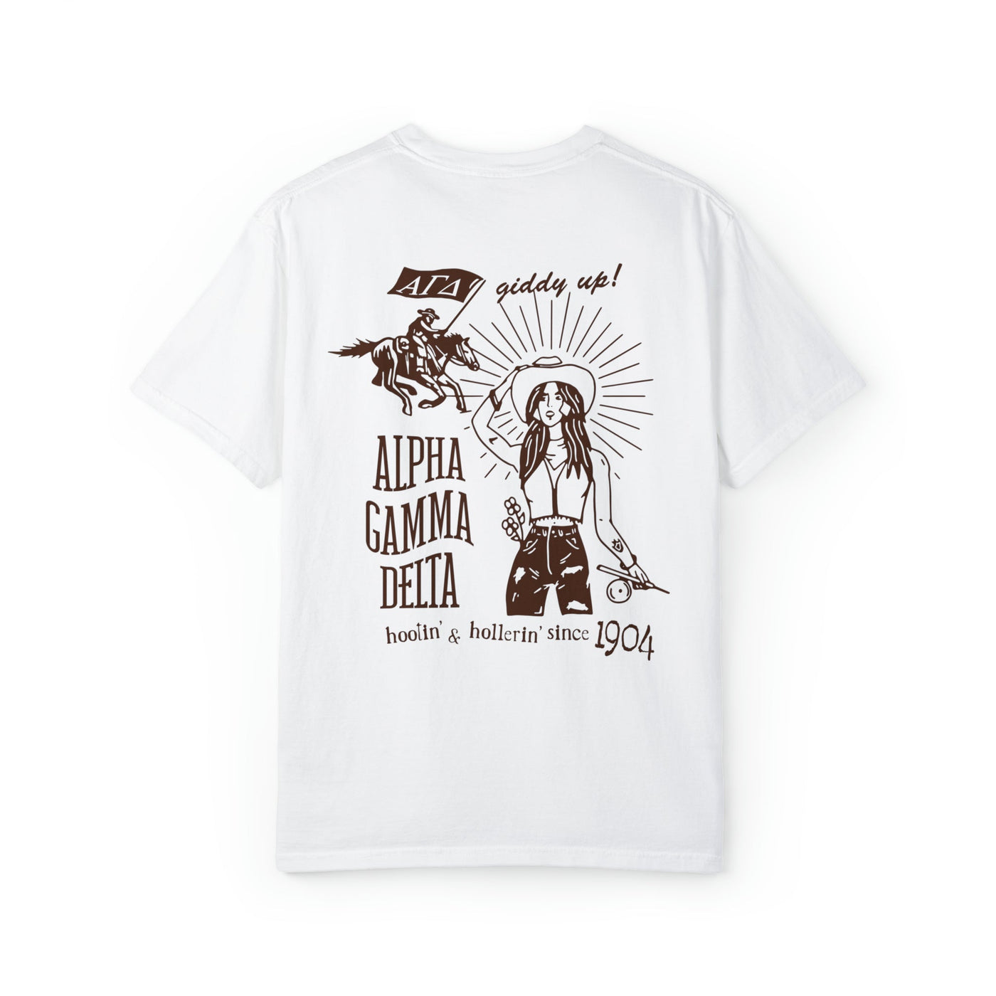 Alpha Gamma Delta Country Western Sorority T-shirt