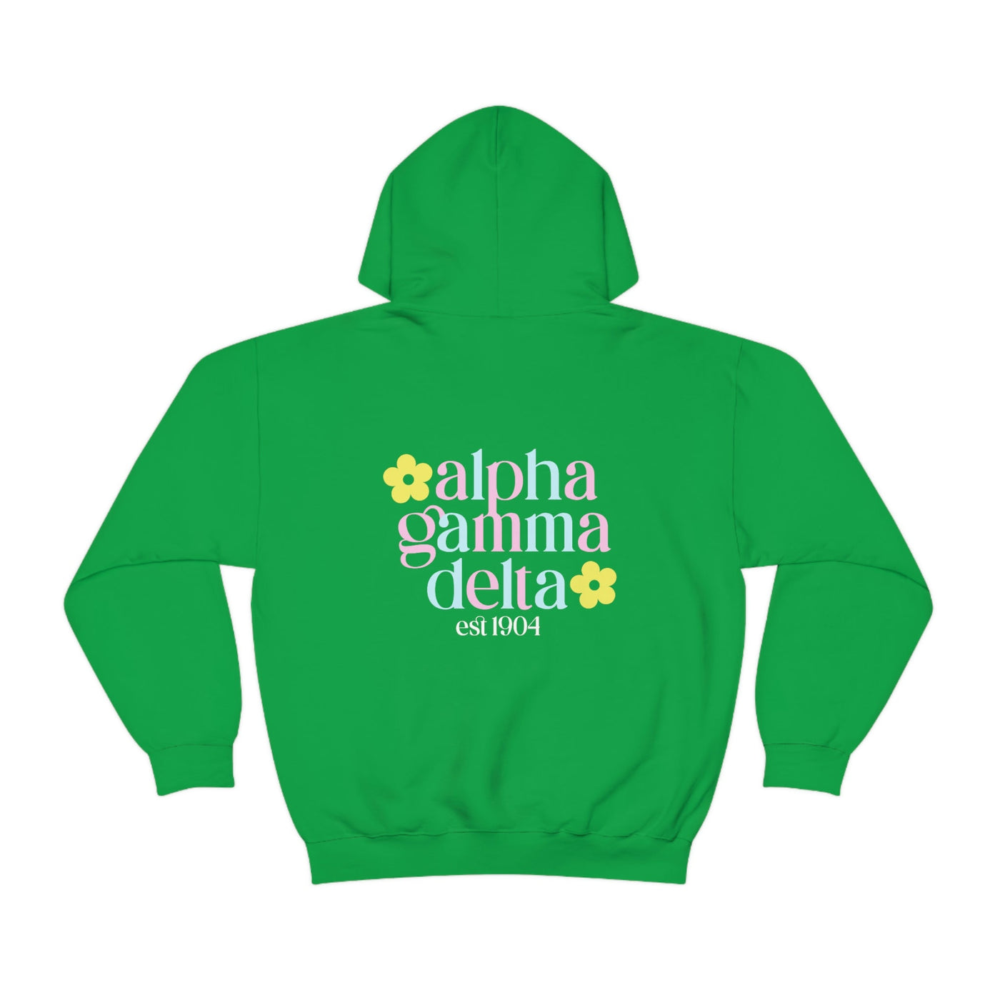 Alpha Gamma Delta Flower Sweatshirt, Alpha Gam Sorority Hoodie