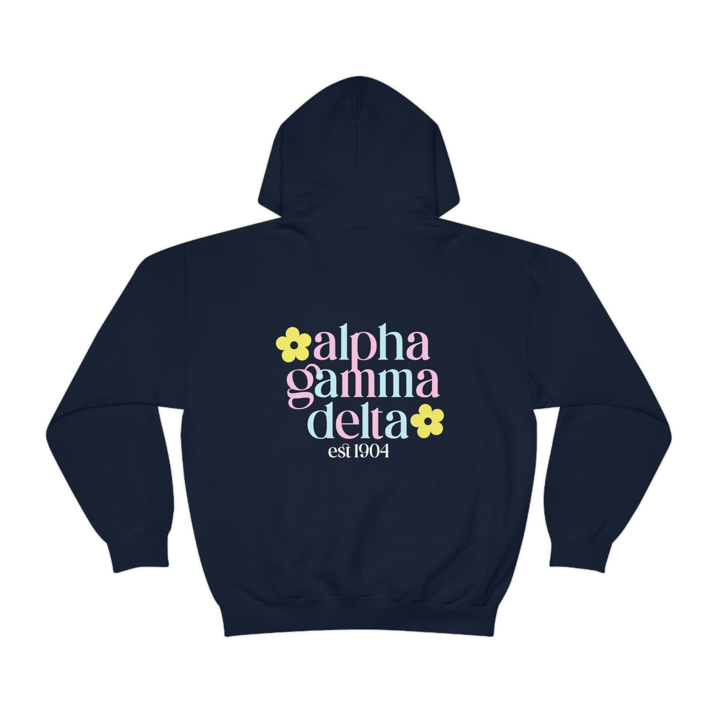 Alpha Gamma Delta Flower Sweatshirt, Alpha Gam Sorority Hoodie