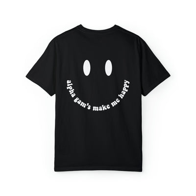Alpha Gamma Delta's Make Me Happy Sorority Comfy T-shirt
